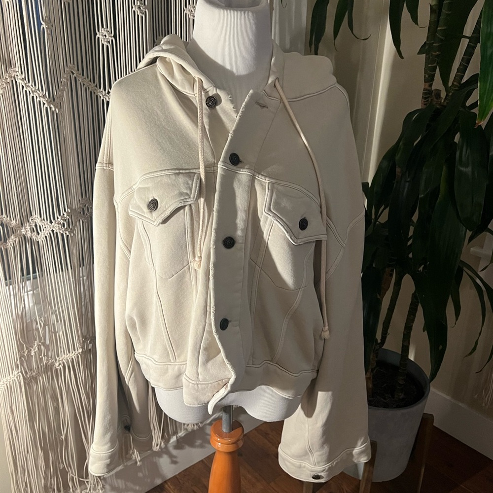 Free People Cropped Sweatshirt